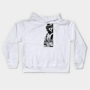 1990s Hardcore Punk Riot Grrrl Show Kids Hoodie